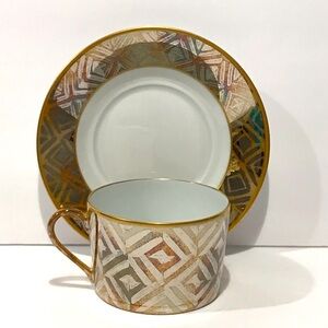 Puiforcat “Samantra” Paul Judicone Very Rare Cup & Saucer Set